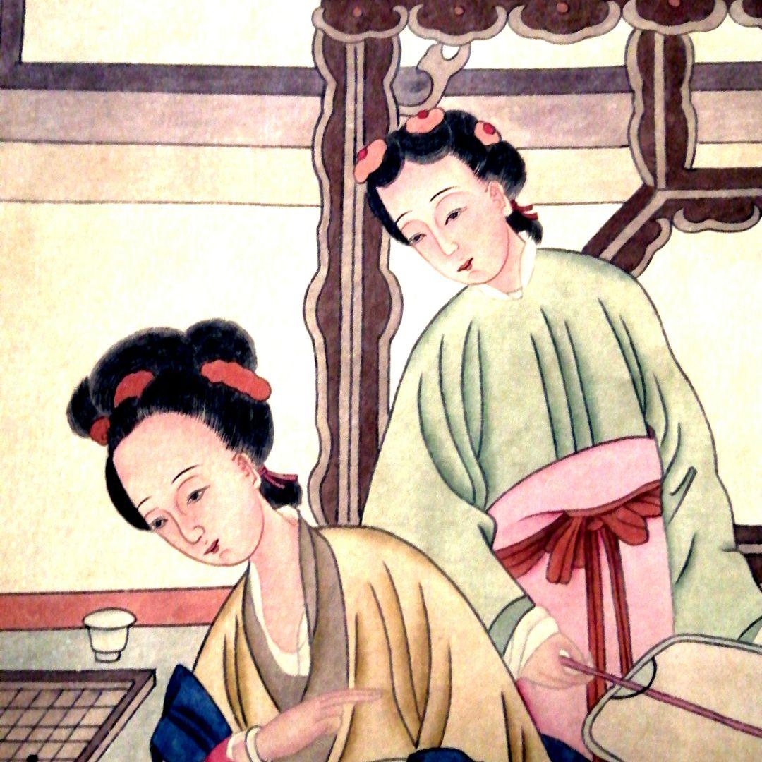 中國保利國際拍賣行印 中国明代名家唐寅古宮廷絵