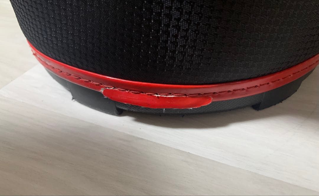 le coq sportif キャディバッグ 黒赤