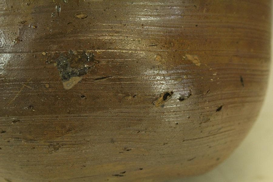 古 祖母懐 壷 高29cm 在銘(LC585)