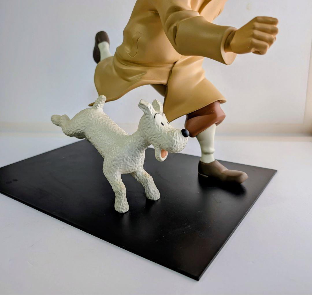 〈タンタンの冒険TINTIN&Yレジンフィギュアモデル（大）フランス製〉