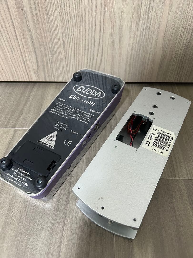 BUDDA wah とERNIE BALL MVPボリュームペダル
