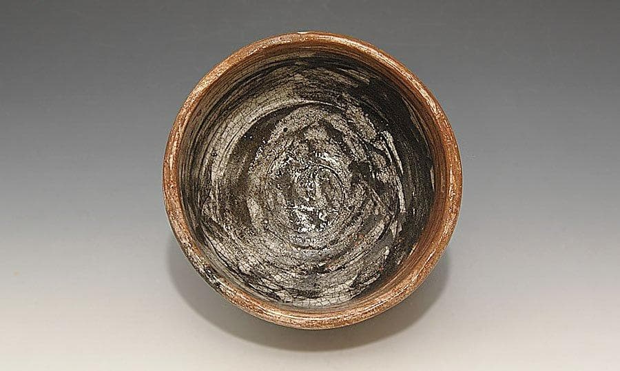 仁阿弥道八　二代目　高橋道八　作　赤楽茶碗　八代道八識箱　美品