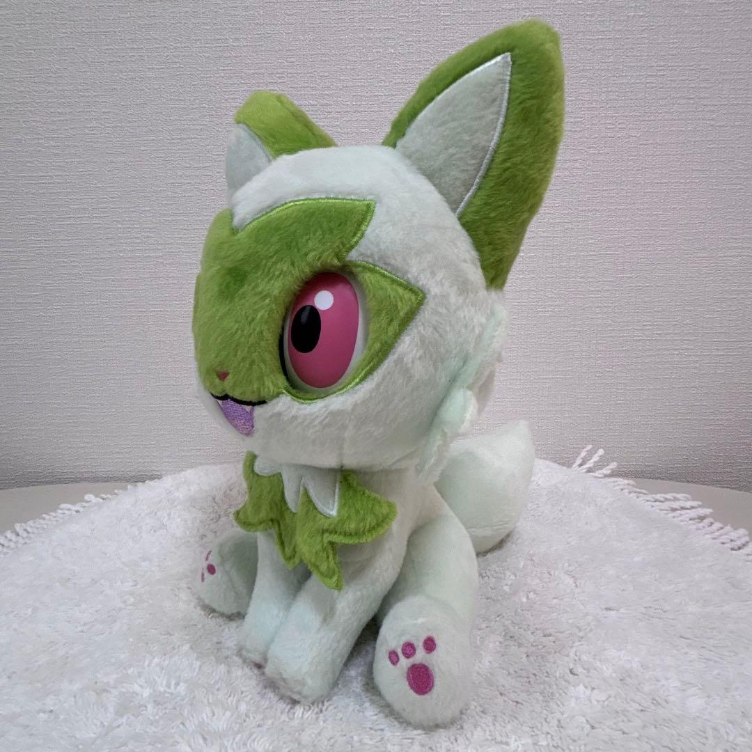 ポケットモンスター なでてみつめてぱちくりニャオハ