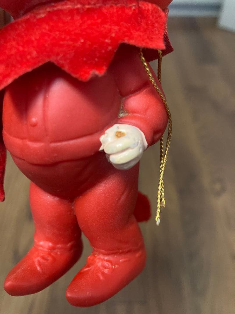 赤い悪魔の人形　kamar社　デビル　ソフビ　1970年代　ヴィンテージ