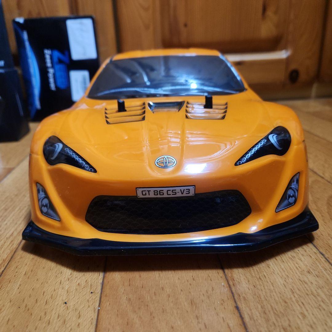 ■専用■　　　タミヤ ドリフト ラジコン フルセット　TT01　橙 86 ボディ