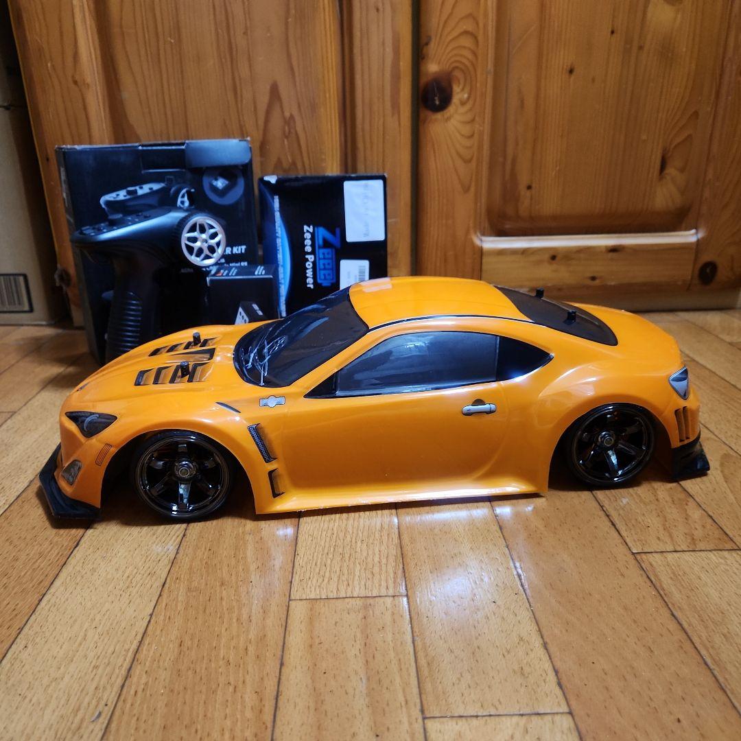 ■専用■　　　タミヤ ドリフト ラジコン フルセット　TT01　橙 86 ボディ