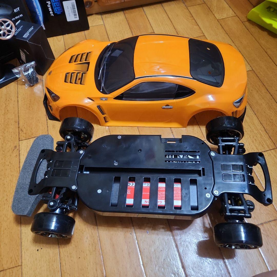 ■専用■　　　タミヤ ドリフト ラジコン フルセット　TT01　橙 86 ボディ