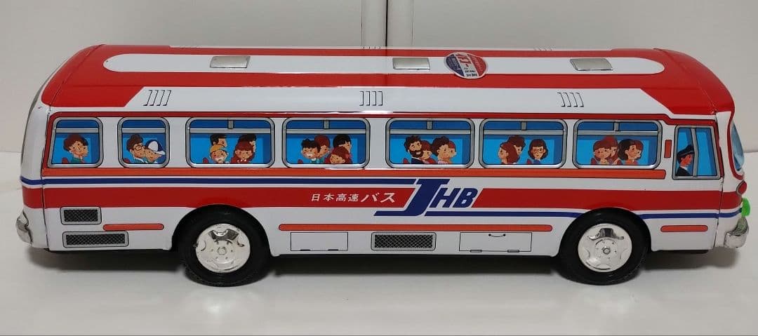 ブリキ　日本高速バス　イチコー製品　当時物　昭和レトロ　デッドストック　美品✨