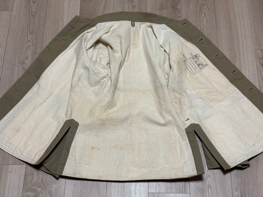 日本軍 陸軍 試製 軍衣袴 三號 昭和十三年製 大支検定 マッチング 未使用品