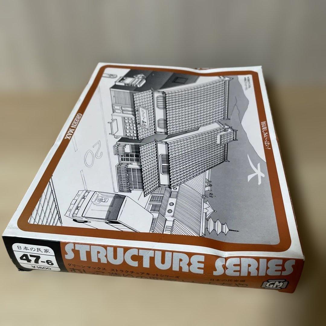 GREEN MAX 建築模型日本民家商家街景47系 全6種セット未組立Ln576