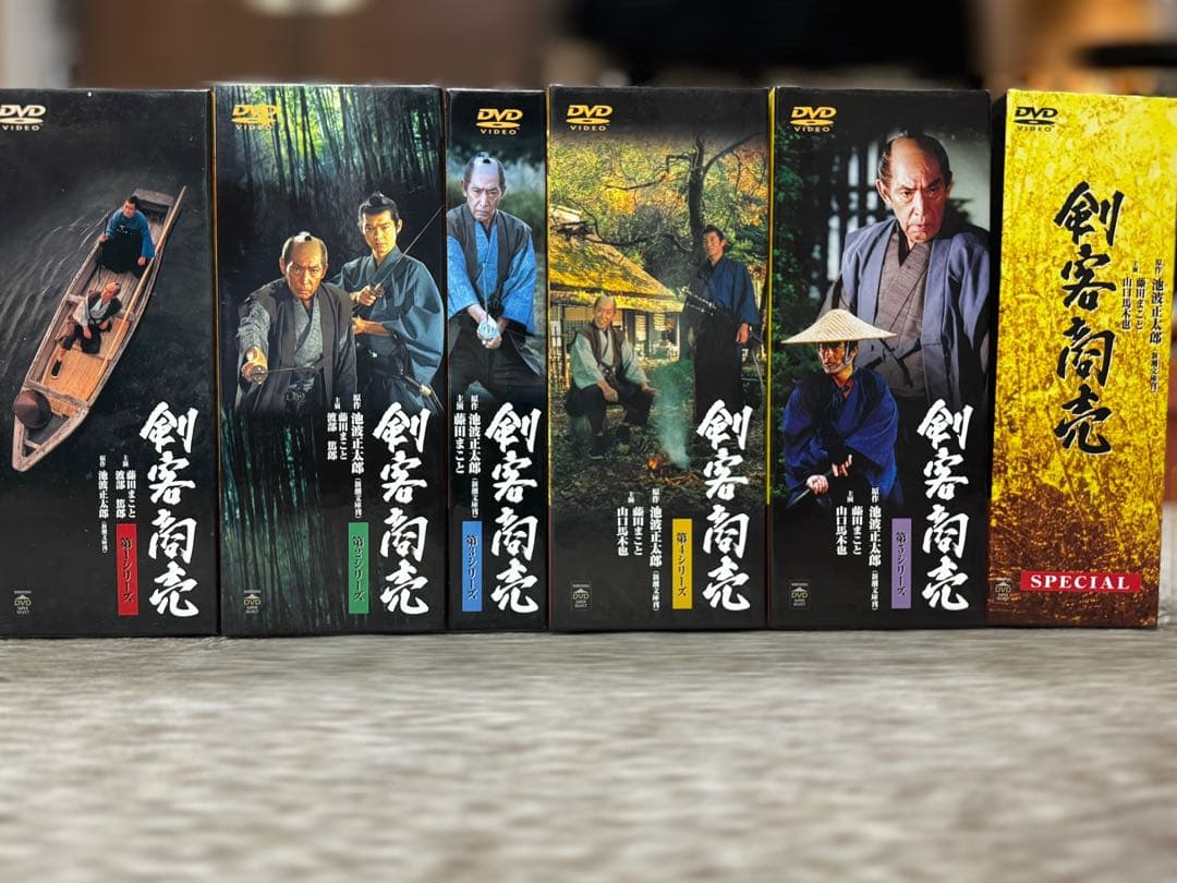 剣客商売DVD 第1シリーズ～第5シリーズ＋SP 全26巻セット