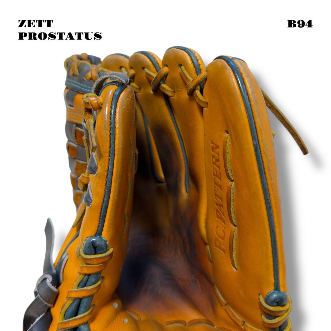 希少品！ ZETT PROSTATUS ORDER グローブ グラブ 軟式 野球
