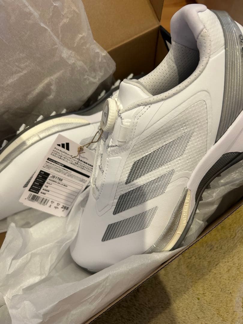 adidas ゴルフシューズ IE3528 ホワイト/グレー/シルバー