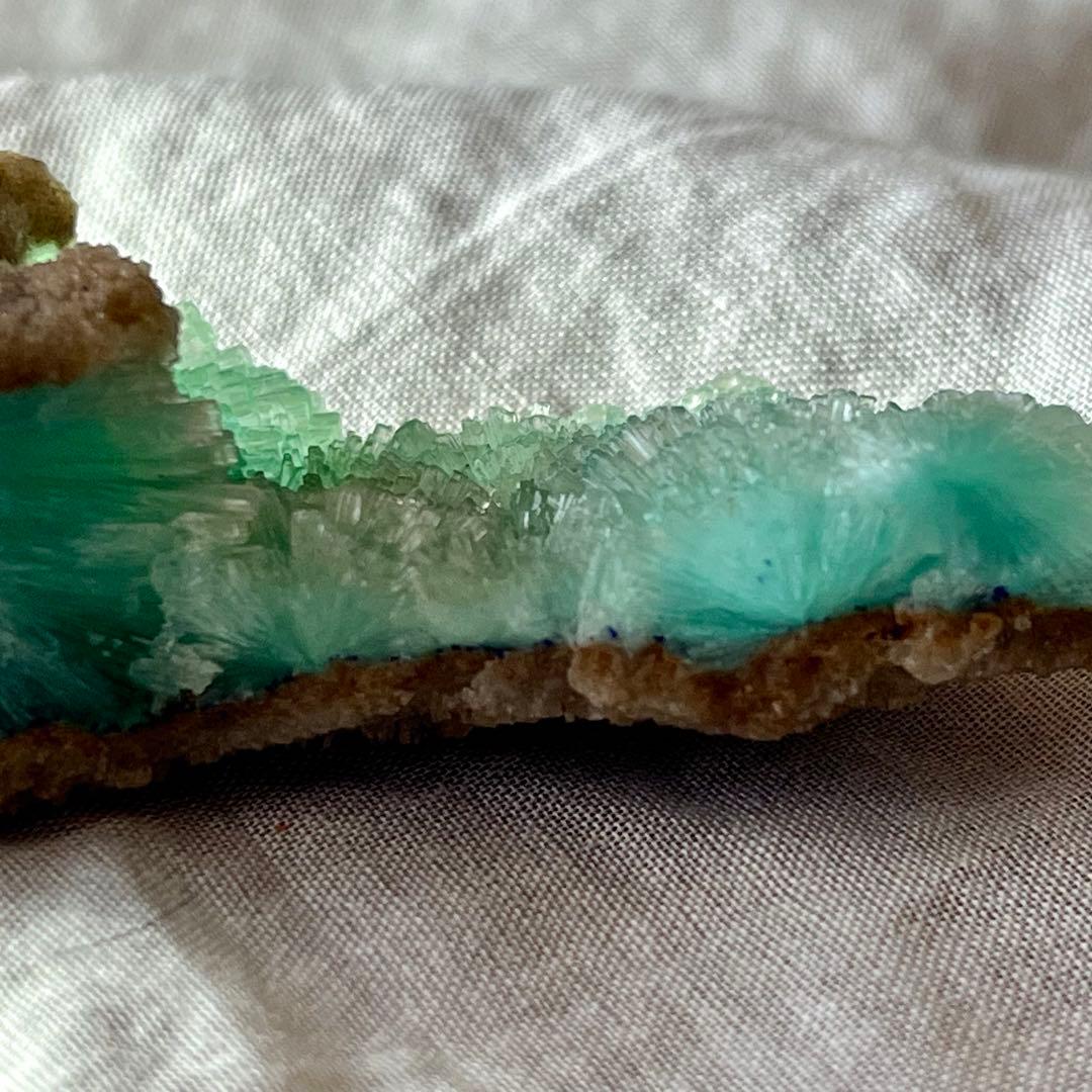 グリーンブルー アラゴナイト 172ct 宝石 原石 パキスタン 鉱物 天然石