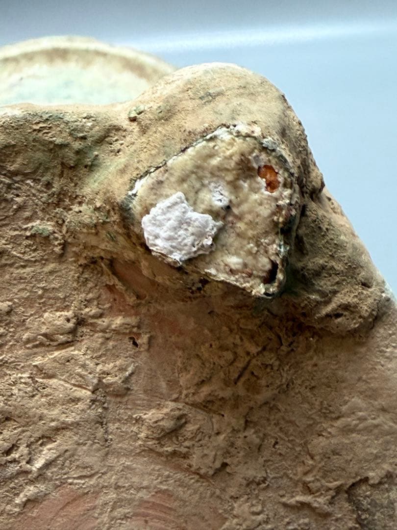 DT664 中国美術 漢緑釉 銀化 傘壷 古陶磁