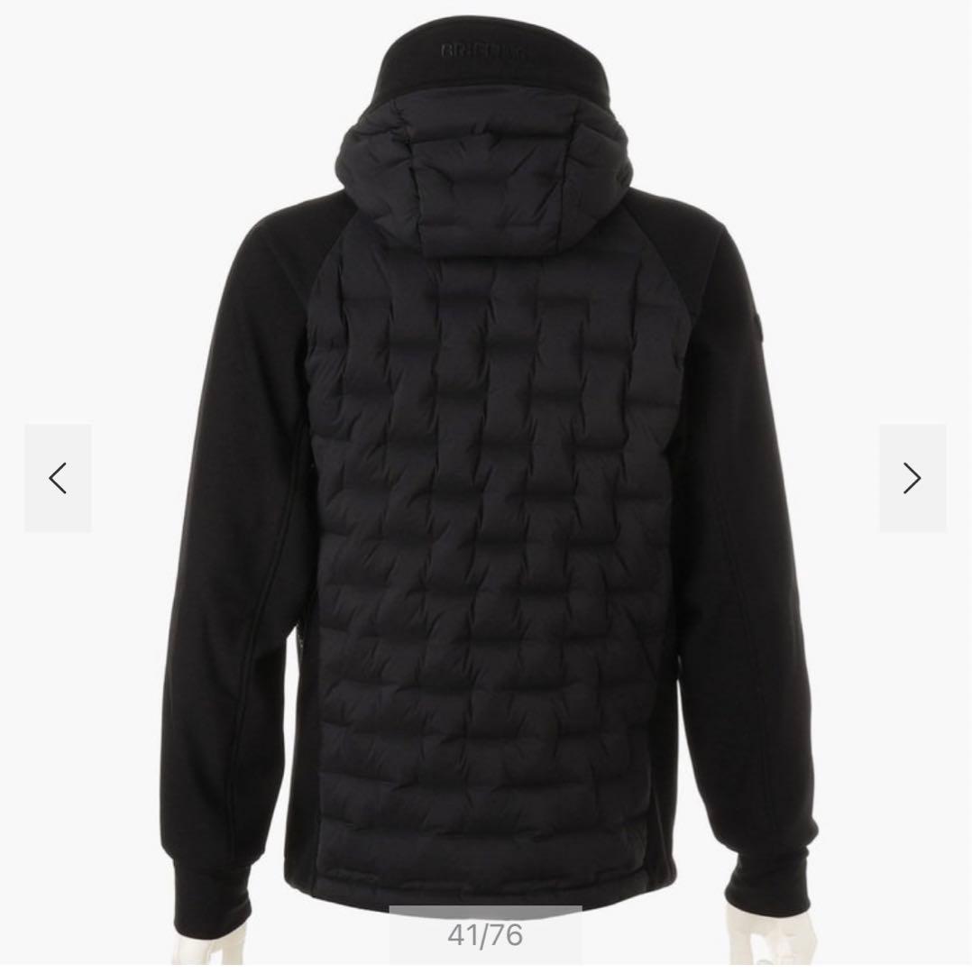BRIEFING ハイブリッド ダウン パーカー ブラック M 2025