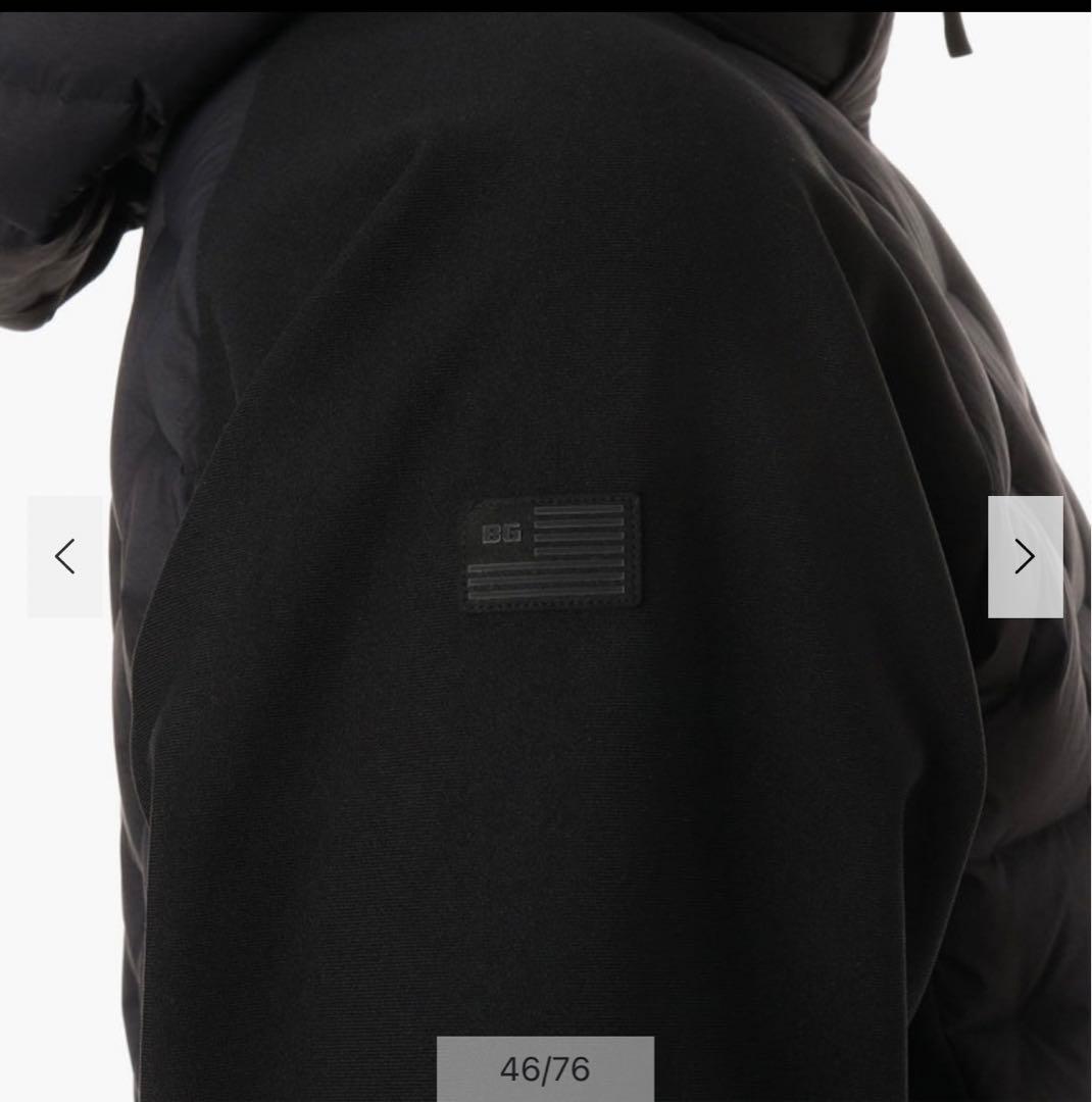 BRIEFING ハイブリッド ダウン パーカー ブラック M 2025