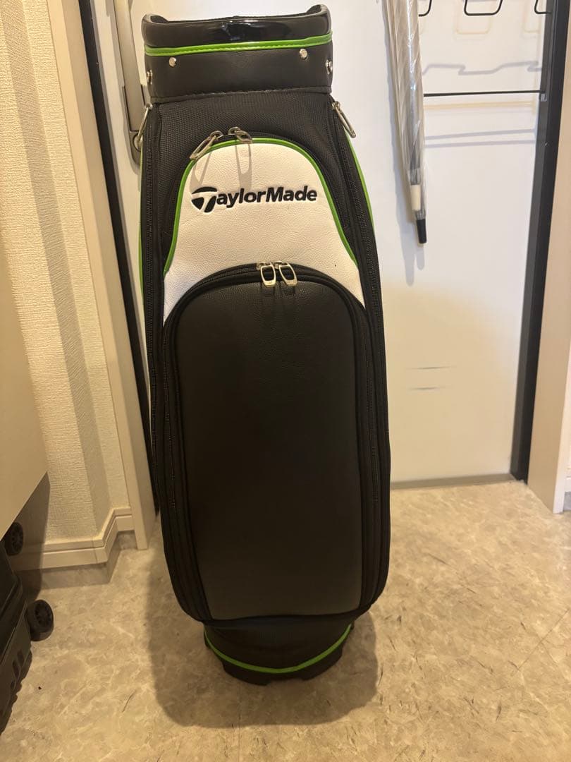 TaylorMade キャディバッグ ブラック/ホワイト/グリーン