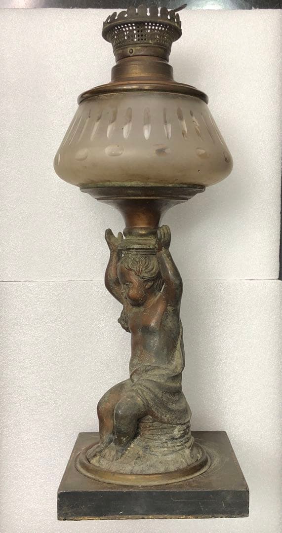 明治〜大正レトロ　オイルランプ アンティーク