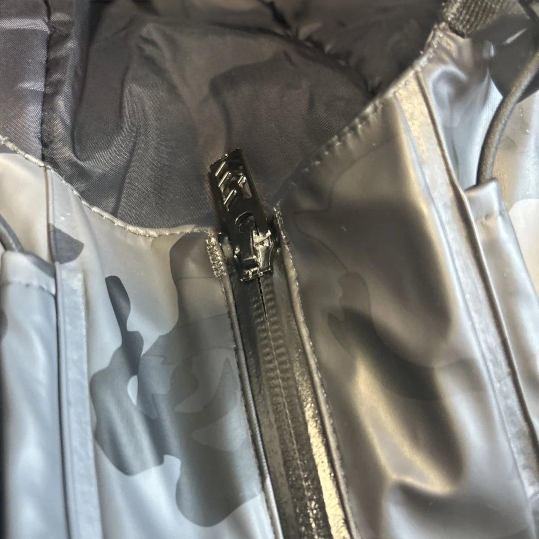 ダイワDaiwaオーシャンサロペット　ウインタースーツ防寒ブラックカモフラージュ