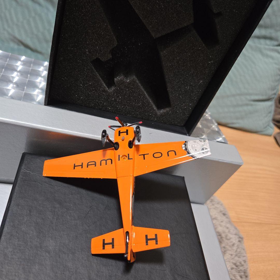 HAMILTON 飛行機模型 オレンジ色