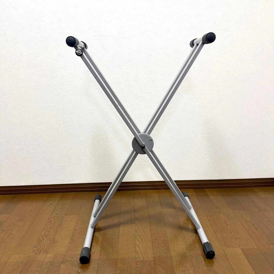 K&M キーボードスタンド X型 シルバー