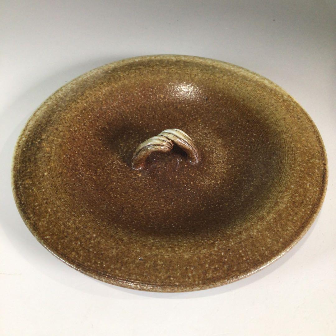 Ｐ２６６　水指　『信楽焼』『河合慶治造』　共箱　茶道具