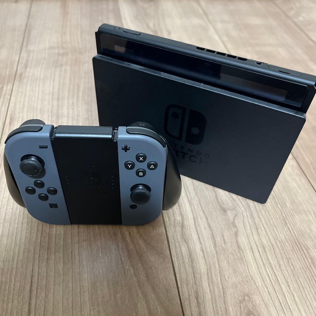 【美品】Nintendo Switch 本体 グレー 付属品あり