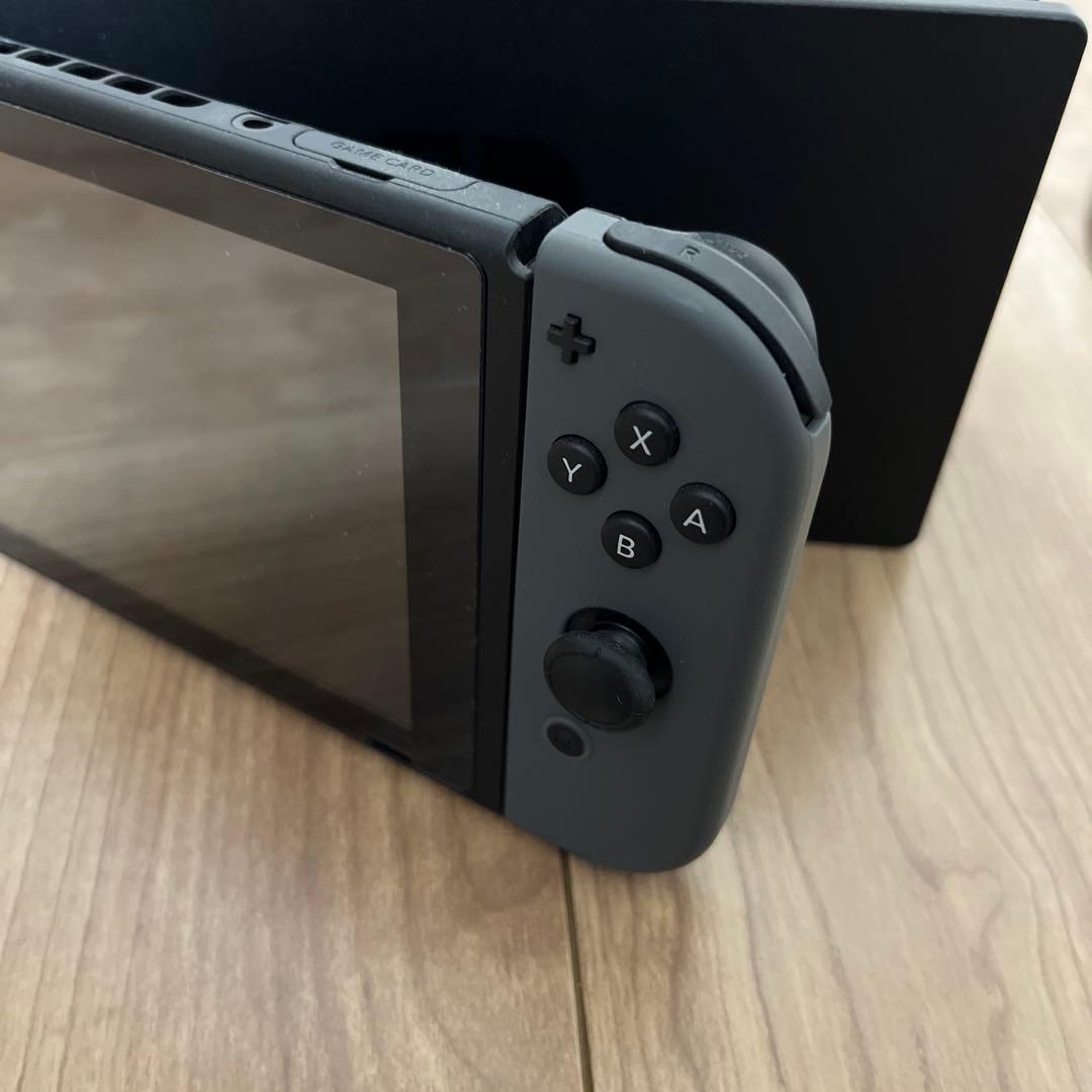 【美品】Nintendo Switch 本体 グレー 付属品あり