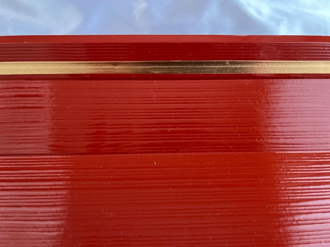 【宮内庁御用達】山田平安堂 特大60cm 樽盛器 金縁 朱塗り 伝統工芸 希少