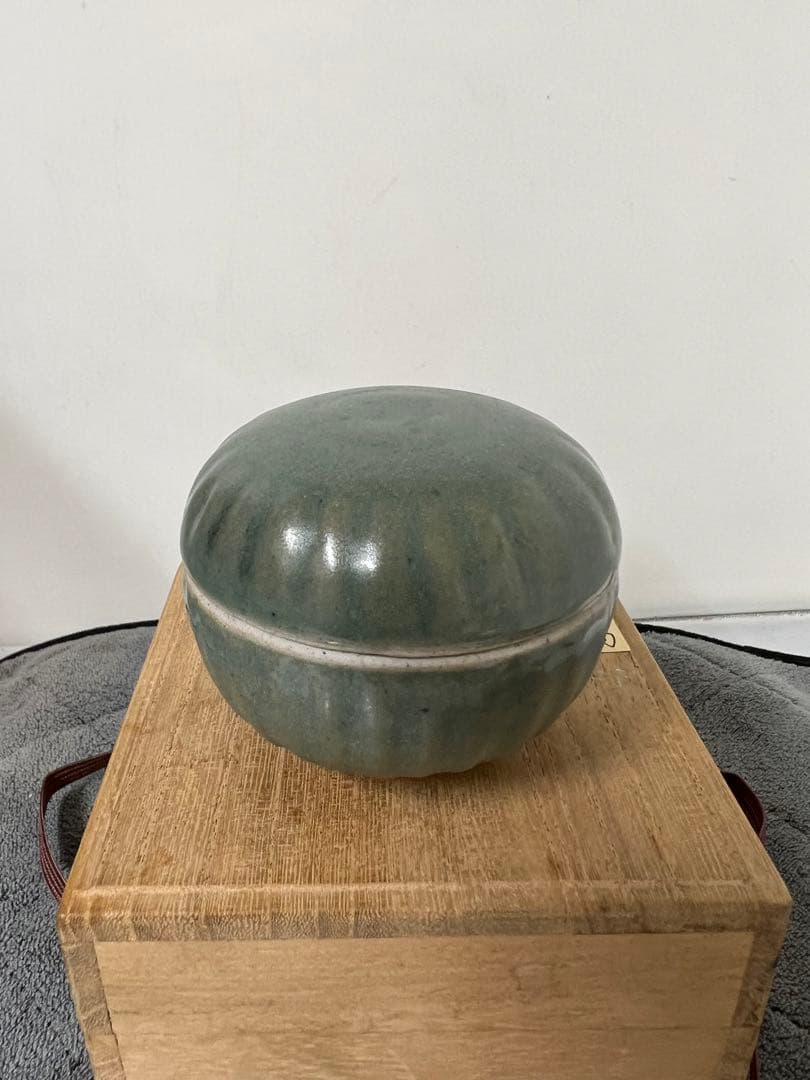 古美術•青磁香合•安南/明初　XG---008