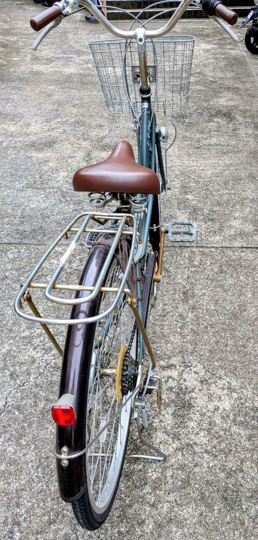 自転車　26インチ　京都市　変速　カゴ付