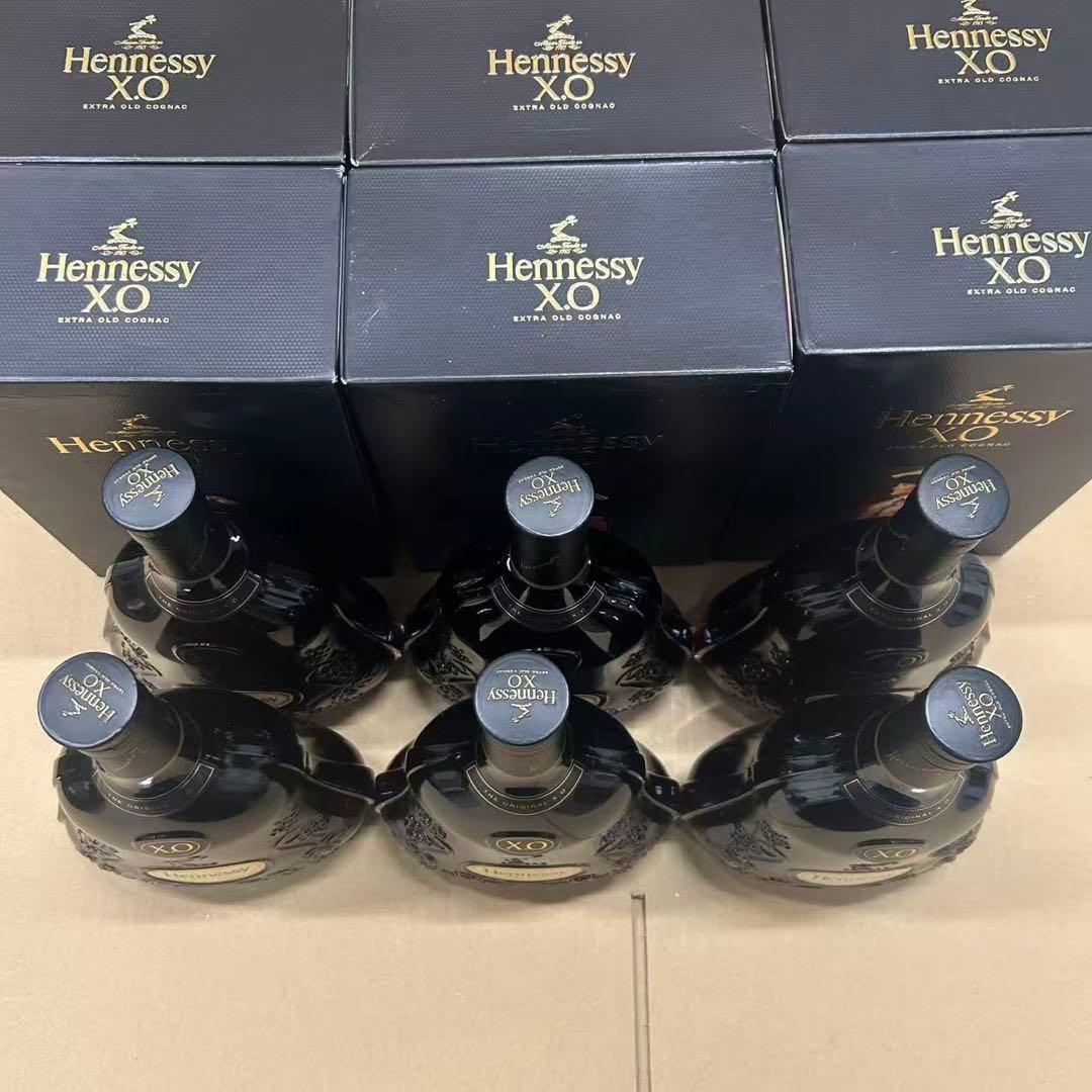 古酒 並行 Hennessy ヘネシー XO 黒キャップ 箱付き 6点セット