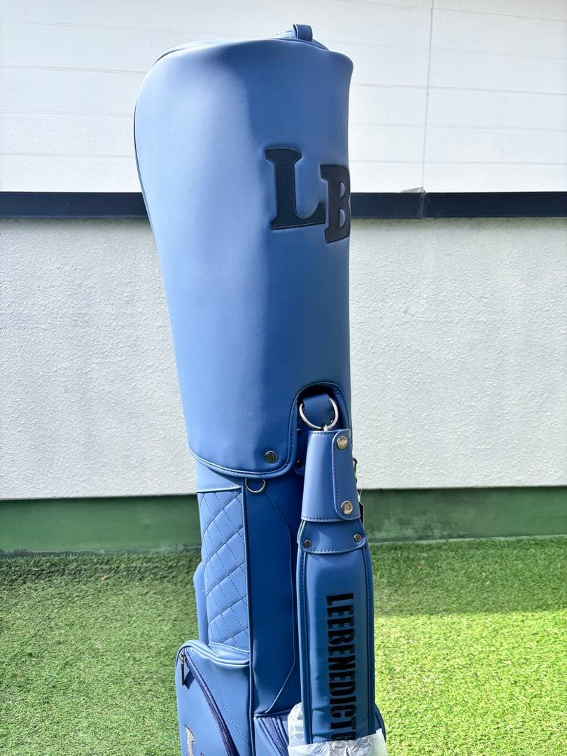 リー ベネディクト ゴルフ　キャディバッグ　新品　ゴルフバッグ　ネイビー　ブルー