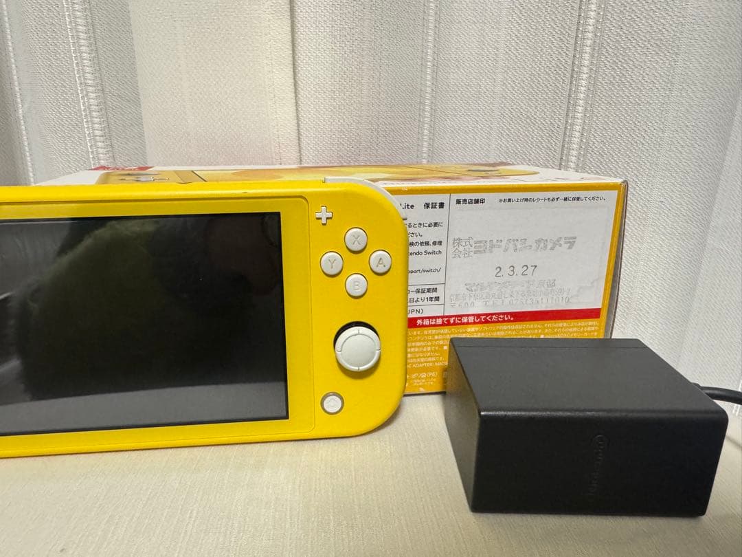 Nintendo Switch Lite イエロー スティック不調あり