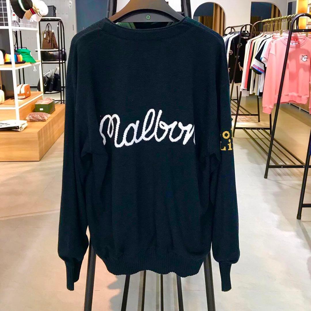 新品未使用 ゴルフ malbon マルボン メンズ カーディガン Mサイズ