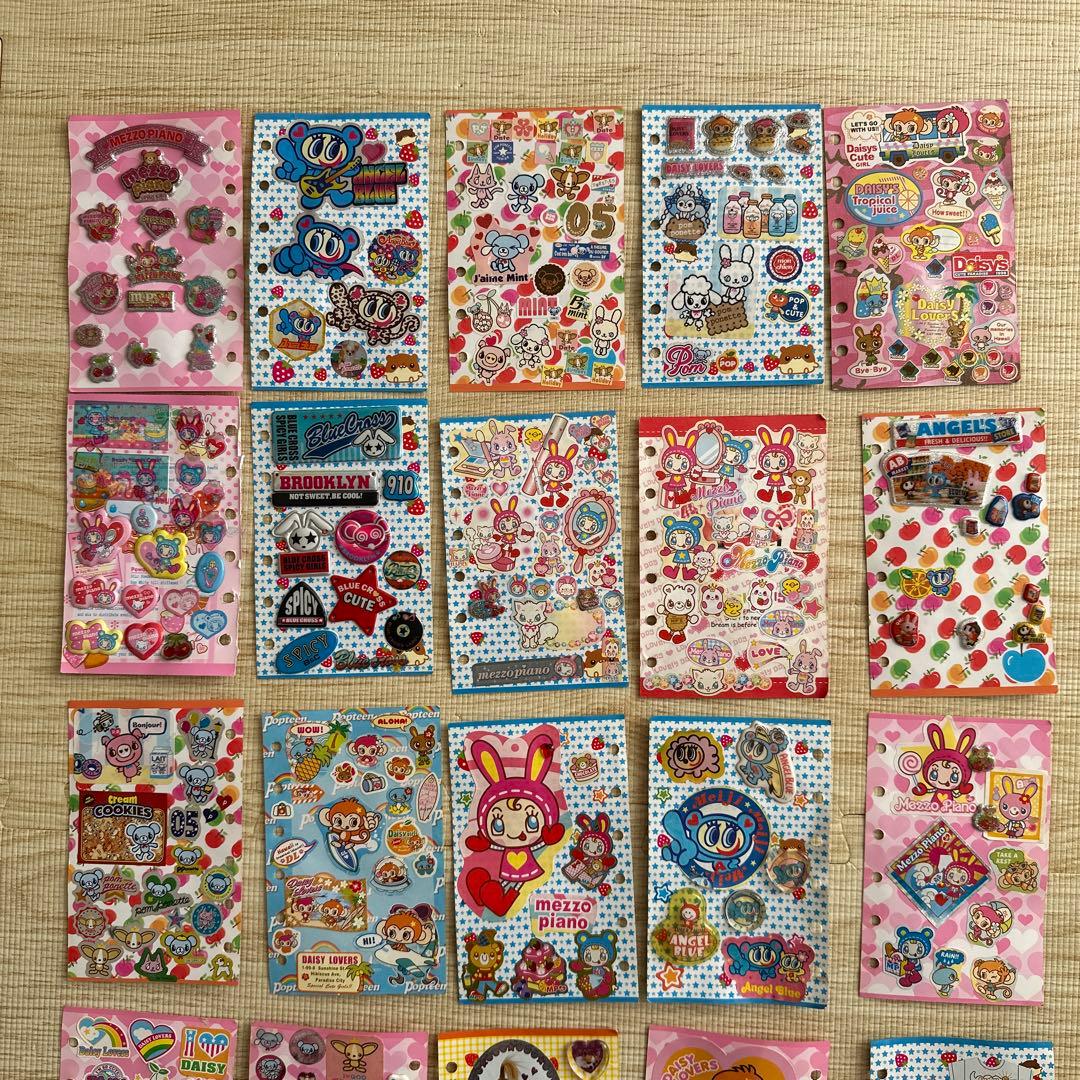 平成レトロ/完成品シール帳/レア品/ナルミヤブランド/ぷくぷく、おはじきシール有