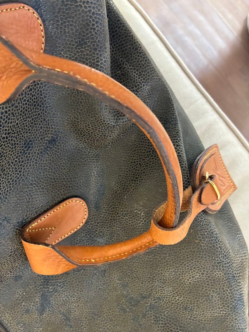 BRIC'Sブリックス　レザー ボストンバッグ　イタリア　大容量　シボ革　レトロ