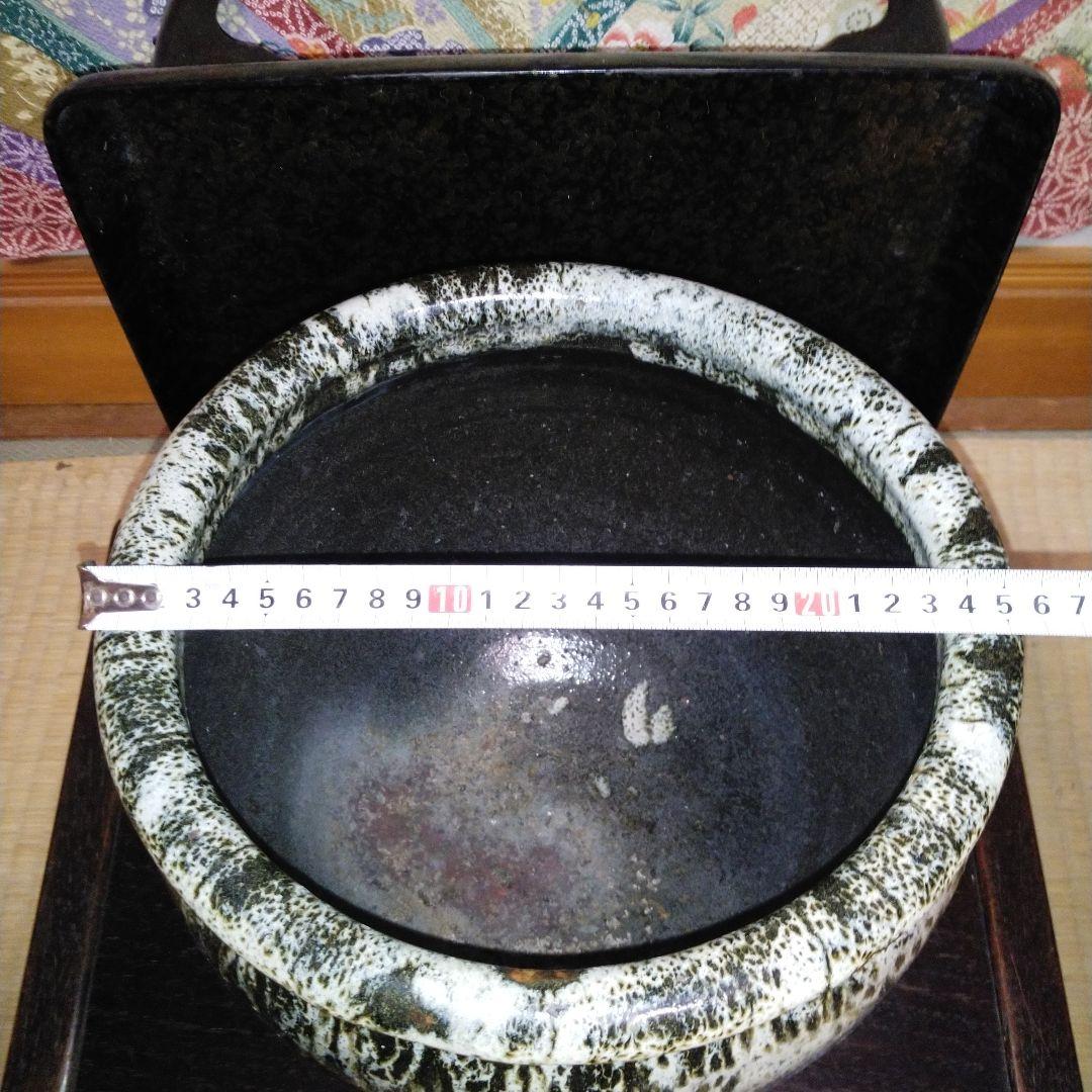 NO362 堤焼　甕　瓶　宮城　仙台　民芸　時代物