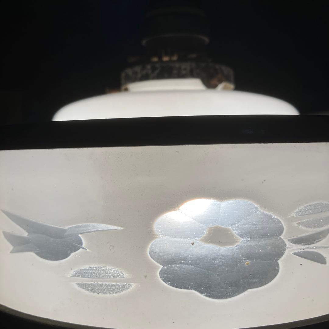 古道具　昔　ランプ　天井照明　和風ランプ