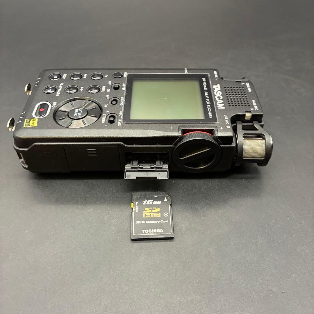 【動作確認済み】TASCAM DR-100MkIII ハンディレコーダー　PCM