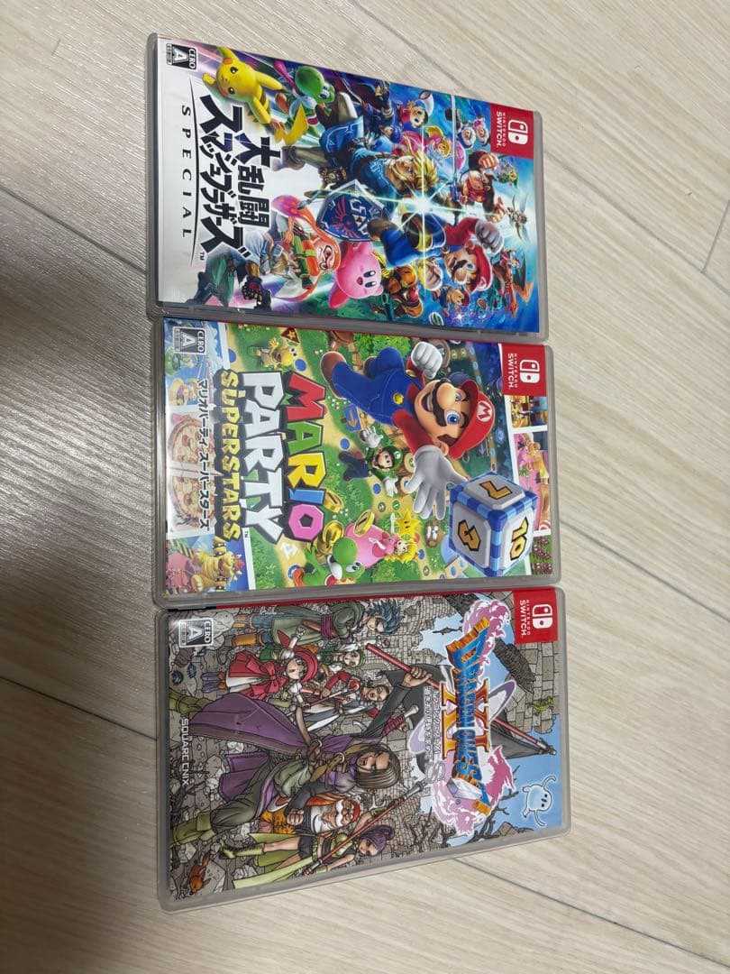 スマブラ等のカセット付き　[本日発送]　美品！任天堂スイッチ本体　即購入歓迎！