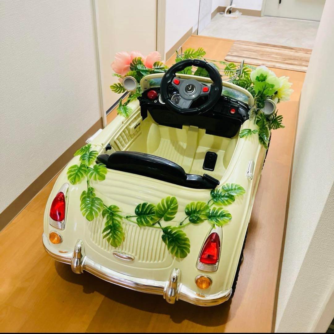 【装飾付き】乗用ラジコン　結婚式リングボーイ使用