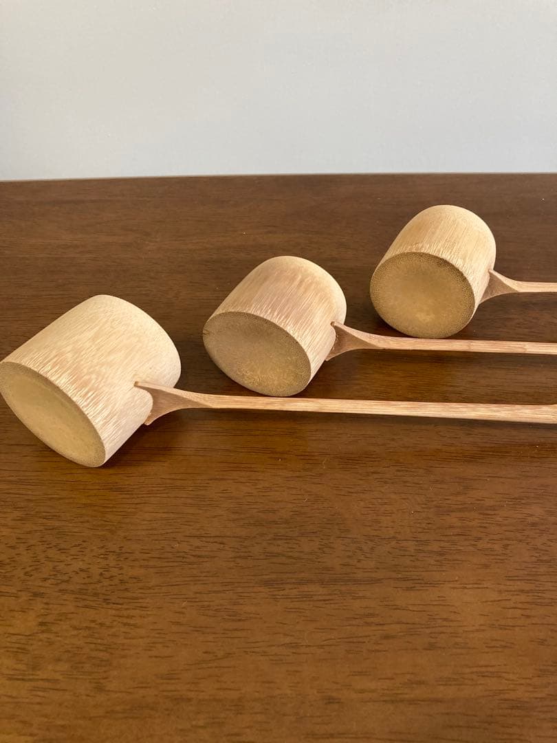 茶道具　柄杓9本　蓋置2個　竹製　セット