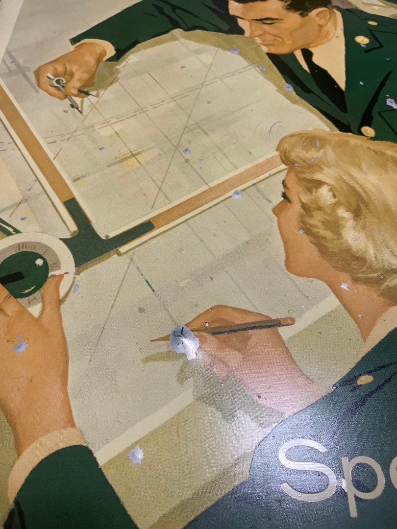 ヴィンテージ アメリカ US ARMY 看板　アンティーク 雑貨 レア