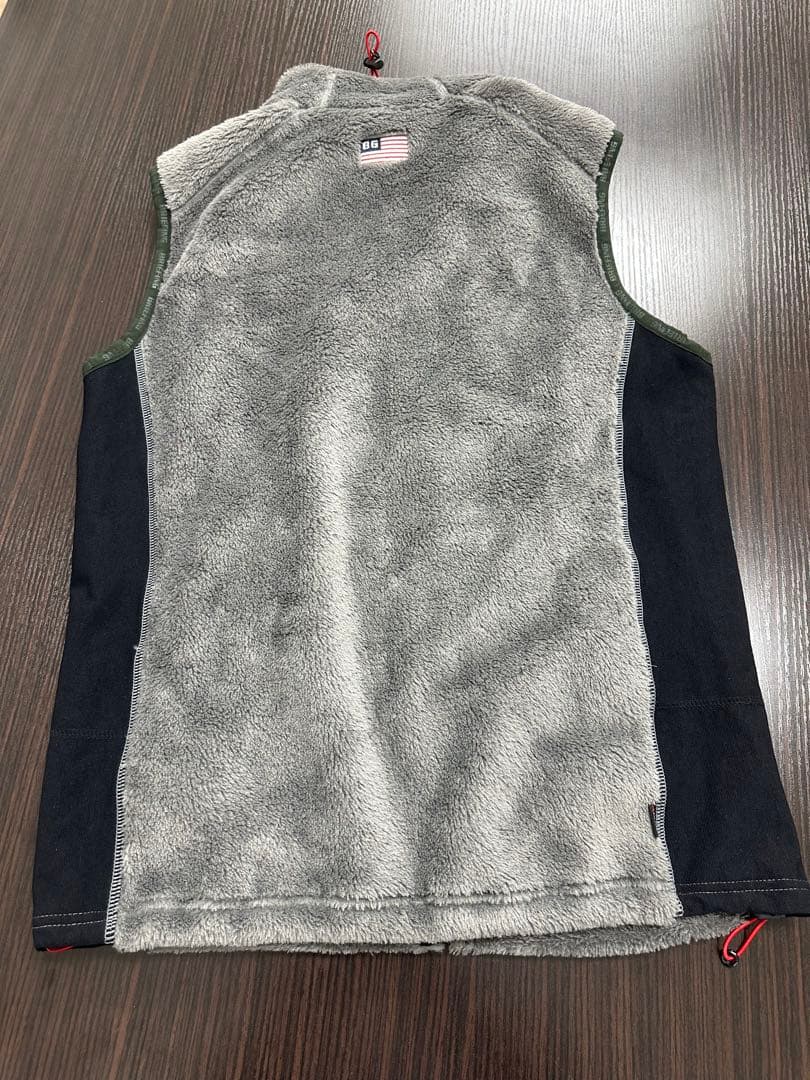 BRIEFING フリースベスト ポーラテック グレー