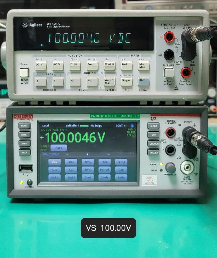 Agilent 34401A 6.5桁 デジタルマルチメーター測定良好