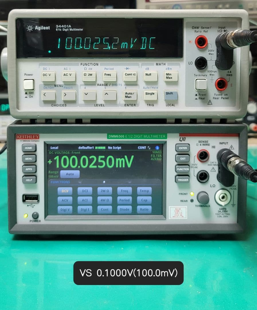 Agilent 34401A 6.5桁 デジタルマルチメーター測定良好