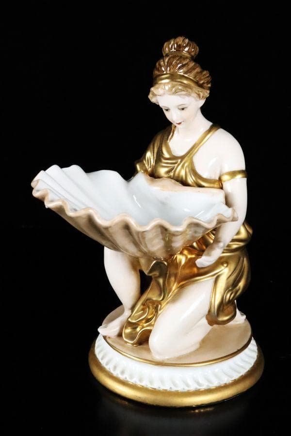 Meissen　マイセン　金彩　女神像