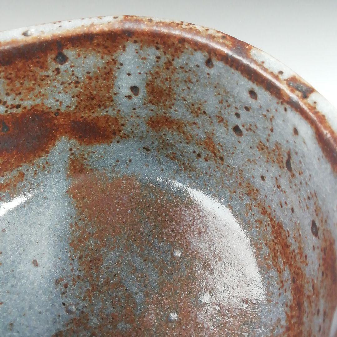 Ｔ９０３　茶碗　『鼡志野』『順風陶苑　加藤鐐 作』　共箱　抹茶碗　茶道具